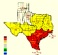 Palmer Drought Index Map