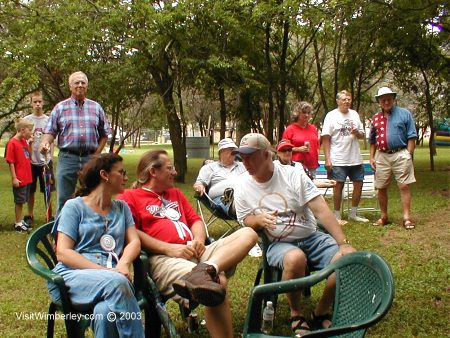 Friends and conversation - the Wimberley way