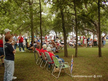 Relaxation - order of a Wimberley kind of day