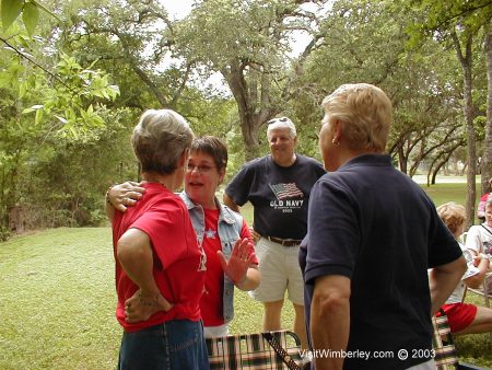 Friends and conversation - the Wimberley way
