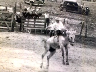 Early Rodeo Days in Wimberley, Texas